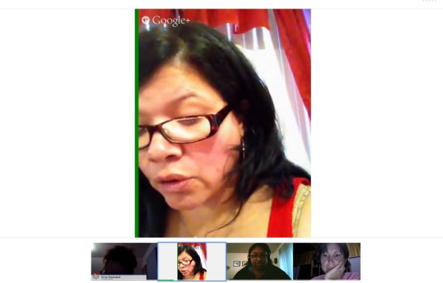 My Monday class reading their work